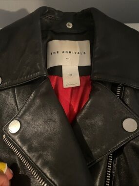 The Arrivals Leather Moto Jacket